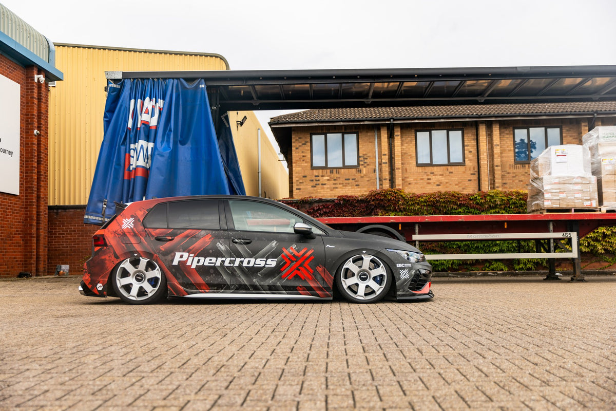 Rotiform RF912 AVS Silver on a 2023 VW Golf R