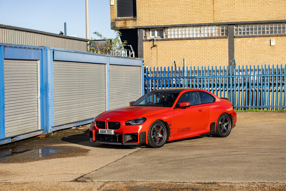 Rotiform RF914 WGR-S Satin Gunmetal on a 2024 BMW M2