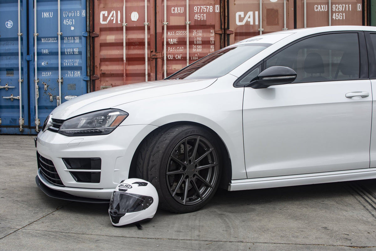 TSW Bathurst Gloss Gunmetal on a VW Golf R MK7