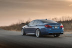 TSW Bathurst Silver with Mirror Cut Face on a BMW F10 M5