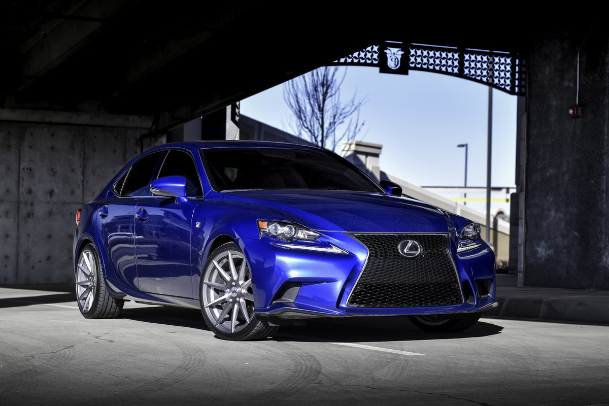 TSW Clypse Titanium with Matte Brushed Face on a Lexus IS300