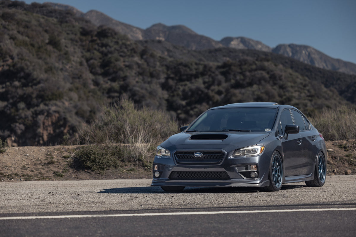 TSW Imatra Satin Dark Blue on a Subaru Impreza WRX