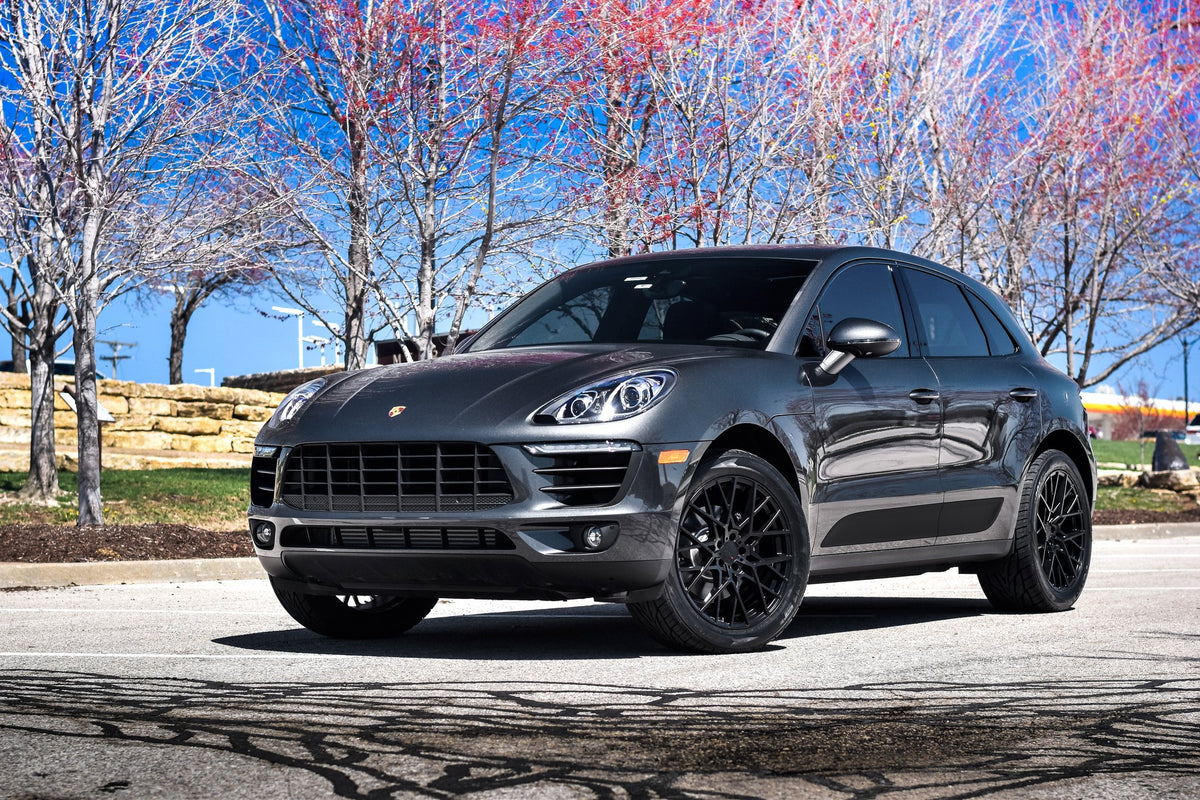 TSW Sebring Matte Black on a Porsche Macan