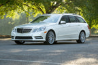TSW TW001 Daytona Gloss Silver on a 2013 Mercedes E350 Wagon
