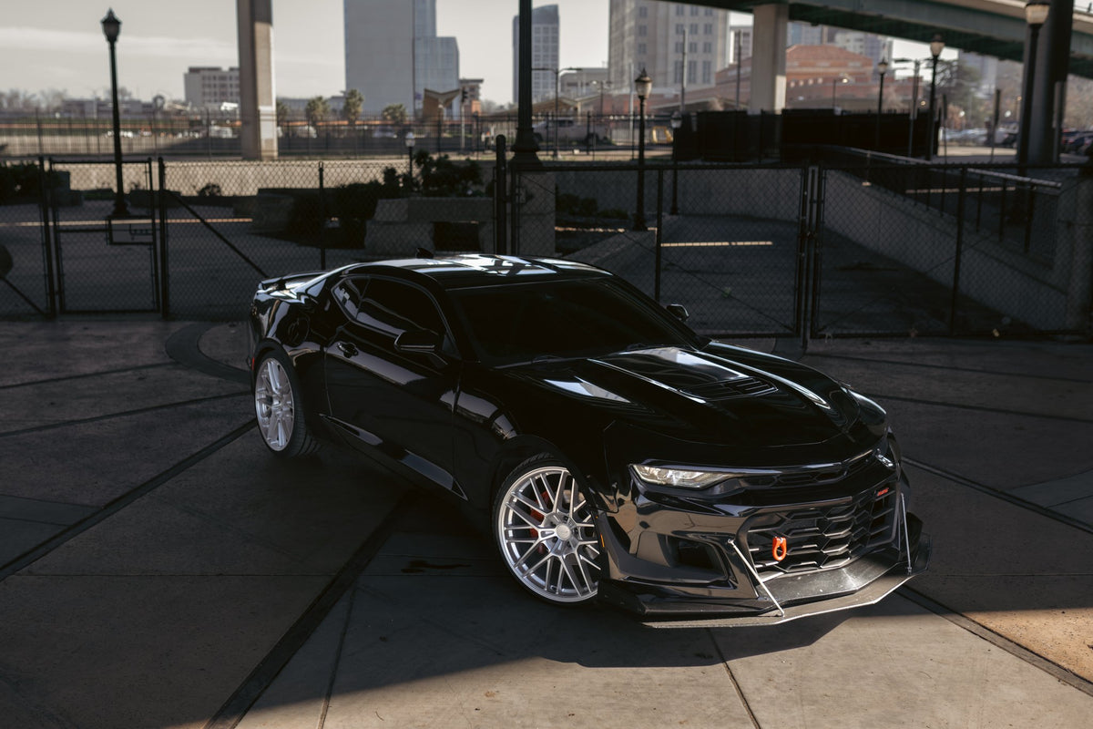 TSW TW001 Daytona Gloss Silver on a Chevrolet Camaro