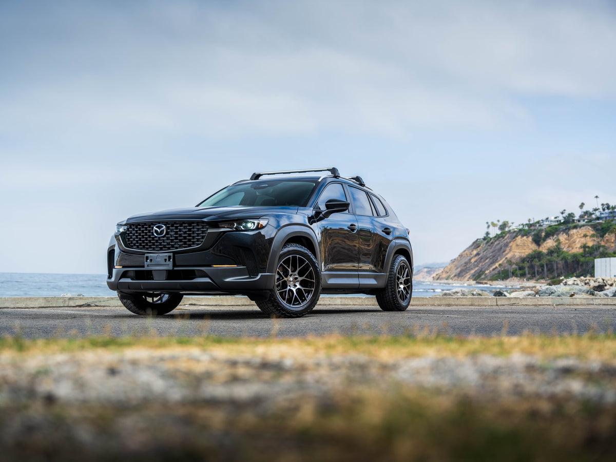 TSW TW002 Lasarthe Gloss Black Machined on a 2024 Mazda CX-50