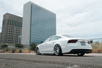 TSW TW004 Canard Gloss Silver with Machined Face on an Audi A7