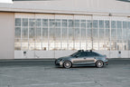 TSW TW004 Canard Gloss Silver with Machined Face on an Audi S3