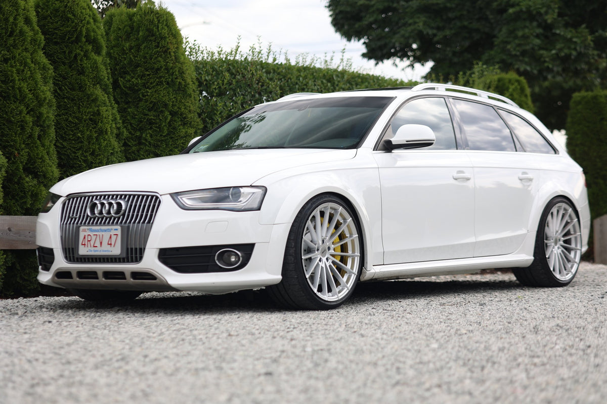 TSW TW005 Goodwood Hyper Silver on an Audi Allroad