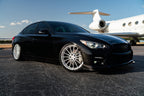TSW TW005 Goodwood Hyper Silver on an Infiniti Q50