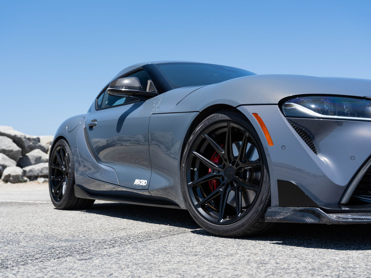 TSW TW006 Imola Matte Black on a 2024 Toyota Supra