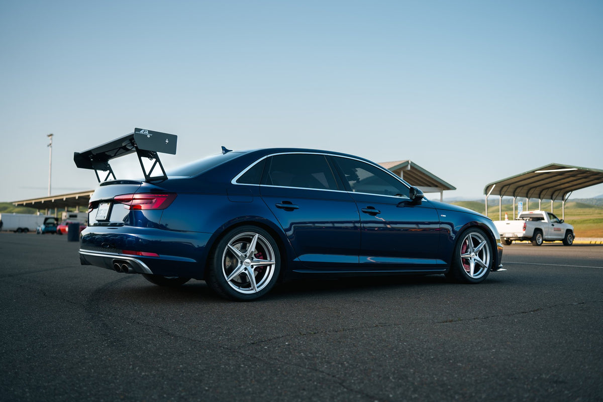 TSW TW007 Esprit Hyper Silver with Machined Face on an Audi S4