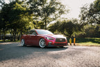 TSW TW008 Slipstream Gloss Silver with Machined Face on a 2023 Infiniti Q50