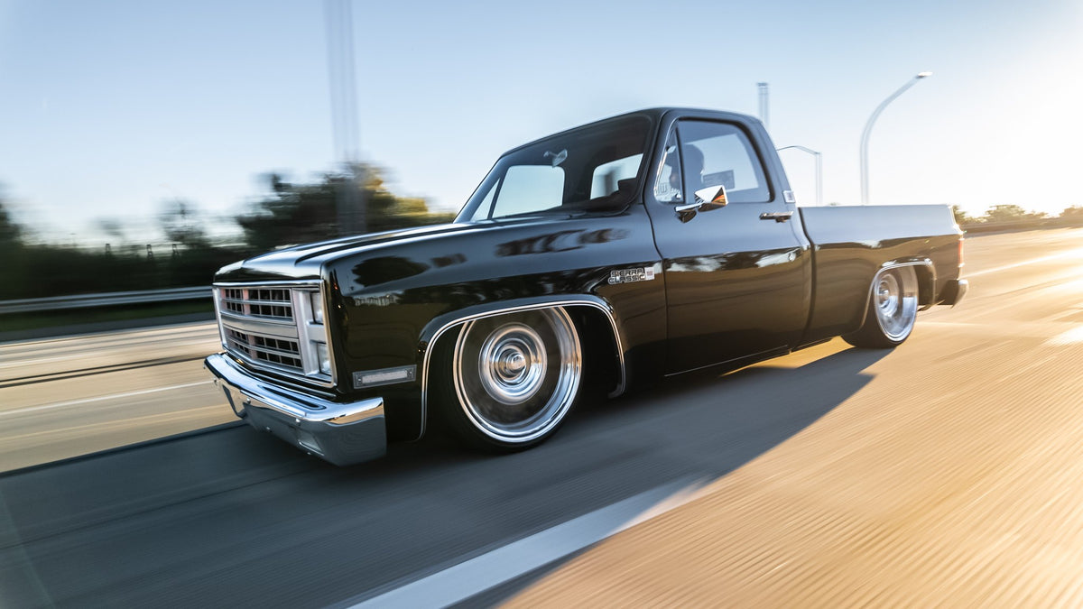 U.S. Mags UC147 Flagstaff Chrome on a 1983 Chevrolet C10