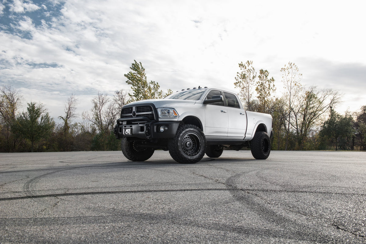 XD XD136 Panzer Satin Black on a Dodge RAM 2500
