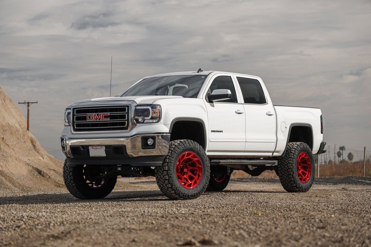 XD XD860 Onslaught Candy Red on a GMC Sierra