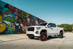 XD XD865 Phoenix Candy Red Milled with Black Lip on a GMC Sierra 1500