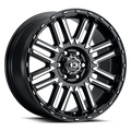 Vision Off-Road 348 16X8 +0 Gloss Black Machined Face