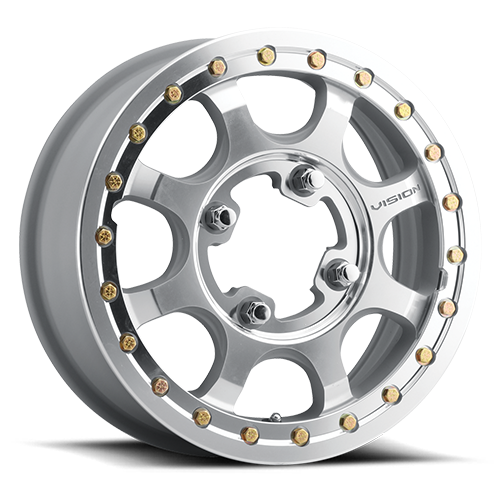 Vision ATV Flow UTV ACMF 15X7 +13 As-Cast Machined Face Machined Ring/Lip
