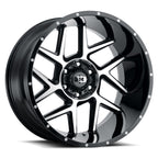 Vision Off-Road 360 22X12 -51 Gloss Black Machined Face