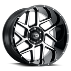 Vision Off-Road 360 20X12 -51 Gloss Black Machined Face