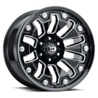 Vision Off-Road 362 18X9 +12 Gloss Black Milled Spoke