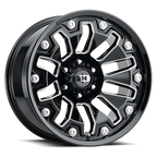 Vision Off-Road 362 20X10 -25 Gloss Black Milled Spoke