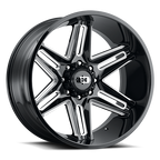 Vision Off-Road GBMRT 500 22X10 -19 Gloss Black Milled Spoke