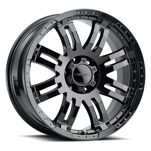 Vision Off-Road Warrior 6 17X8.5 +18 Gloss Black