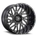 Vision Off-Road 404 22X12 -51 Gloss Black Milled Spoke