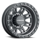 Vision HD 408 17X6.5 -143.35 Satin Grey