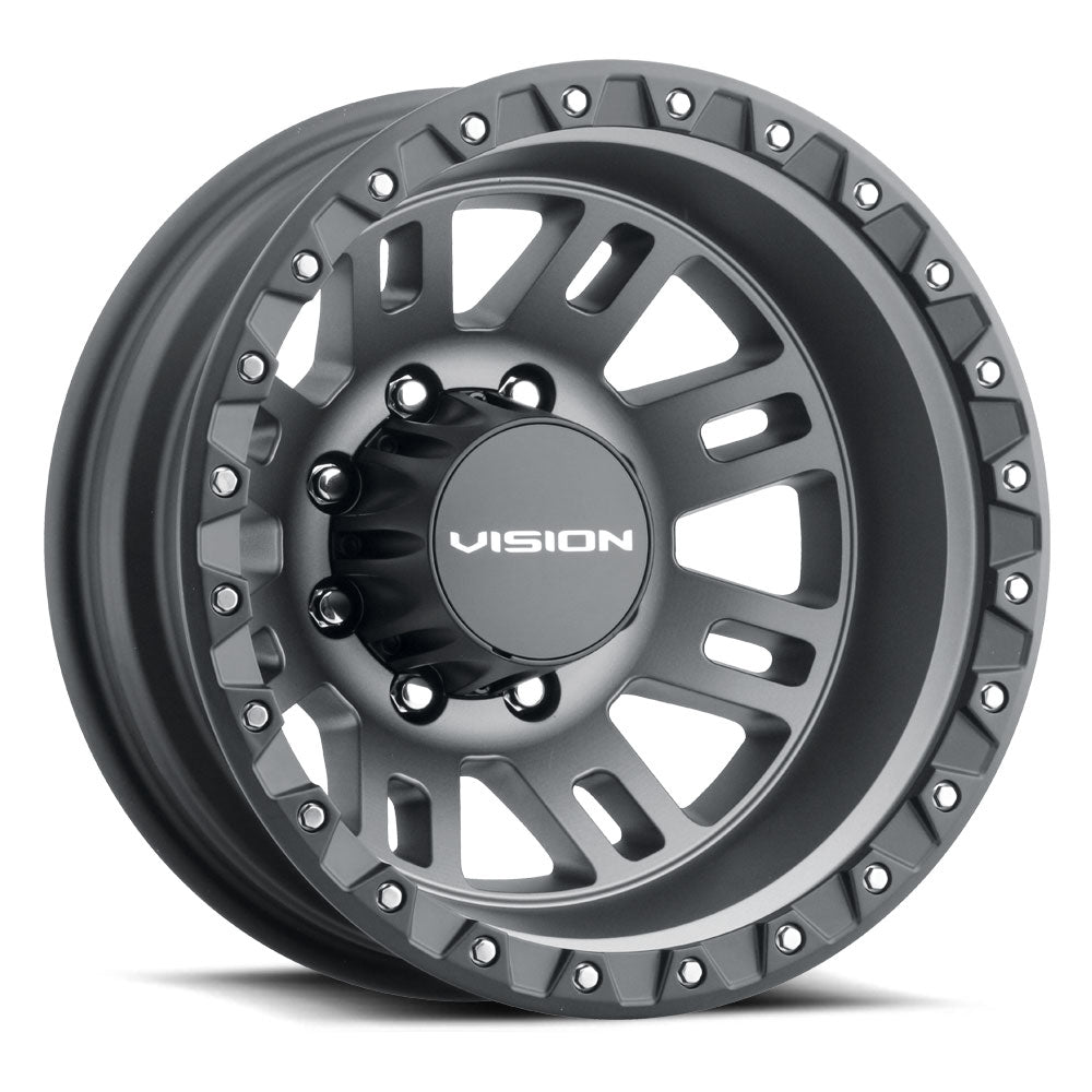 Vision HD 408 17X6.5 -143.35 Satin Grey