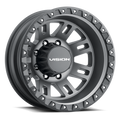 Vision HD 408 17X6.5 +121.35 Satin Grey
