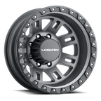 Vision HD 408 16X6 +115 Satin Grey