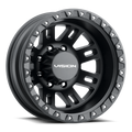 Vision HD 408 16X6 -137 Satin Black