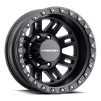 Vision HD 408 17X6.5 +121.35 Satin Black