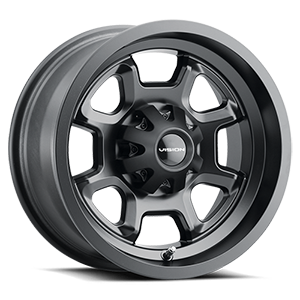 Vision ATV 415 15X7 +38.1 Matte Black