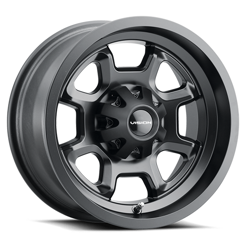 Vision ATV 415 12X8 -10.2 Matte Black