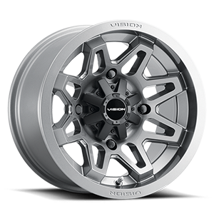 Vision ATV Se7en UTV GM 12X8 -10.2 Gunmetal