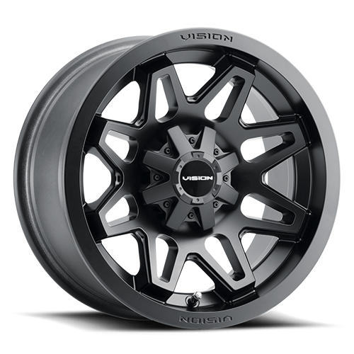 Vision ATV Se7en UTV GM 12X8 -10.2 Matte Black