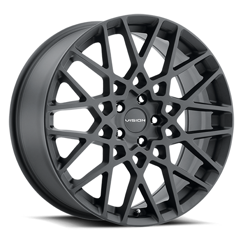 Vision 474 17X8 +38 Satin Black