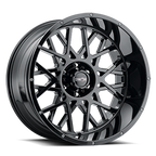Vision Off-Road 412 20X12 -51 Gloss Black