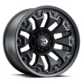 Vision Off-Road 362 20X10 -25 Satin Black with Black Bolt Inserts