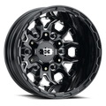 Vision 410 16X6 -130 Gloss Black Milled Spoke
