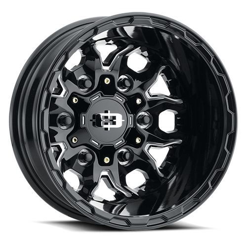 Vision 410 16X6 -130 Gloss Black Milled Spoke