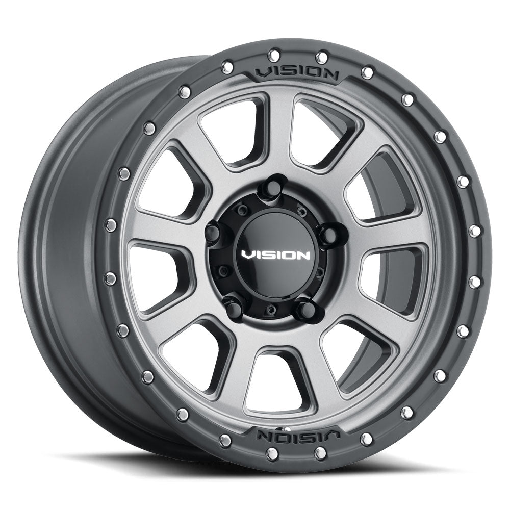 Vision Off-Road Ojos Beadlock ACBR 20X9 +12 Satin Grey