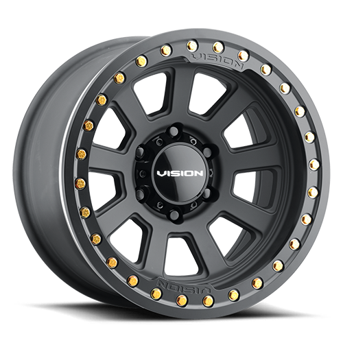 Vision Beadlock Ojos Beadlock ACBR 17X9 -40 Satin Black