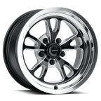 Vision American Muscle 149 15X4 -19 Gloss Black Milled Spoke Polished Lip