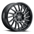 Vision 306 20X12 -51 Gloss Black Milled Spoke