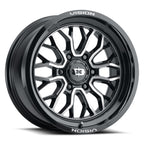 Vision Off-Road 402 22X10 -19 Gloss Black Machined Face